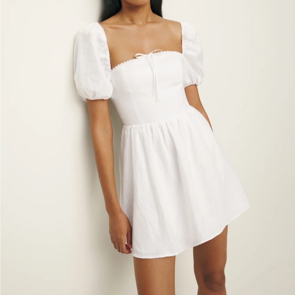 Petites Malvina Linen Dress